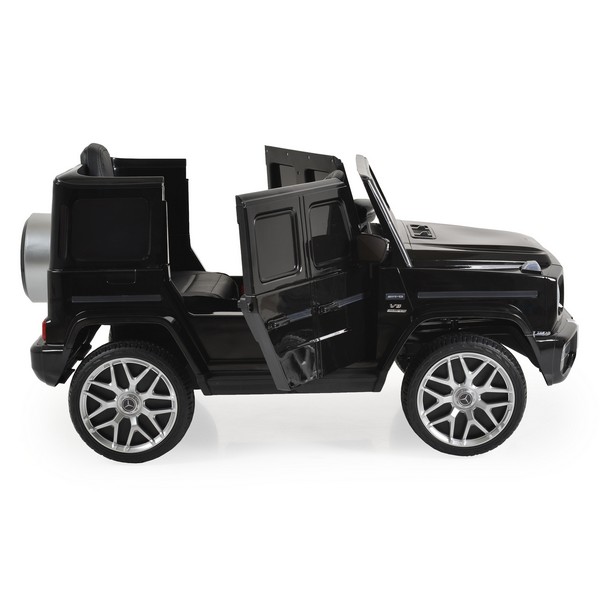 Продукт Акумулаторен джип Mercedes-AMG G63 12V, с меки гуми и кожена седалка - 0 - BG Hlapeta