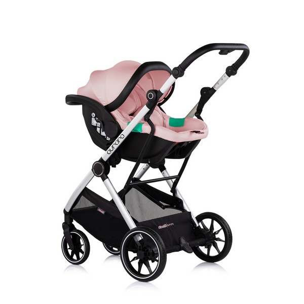 Продукт Chipolin - Детска количка 3 в1"Аурора"розова пудра - 0 - BG Hlapeta