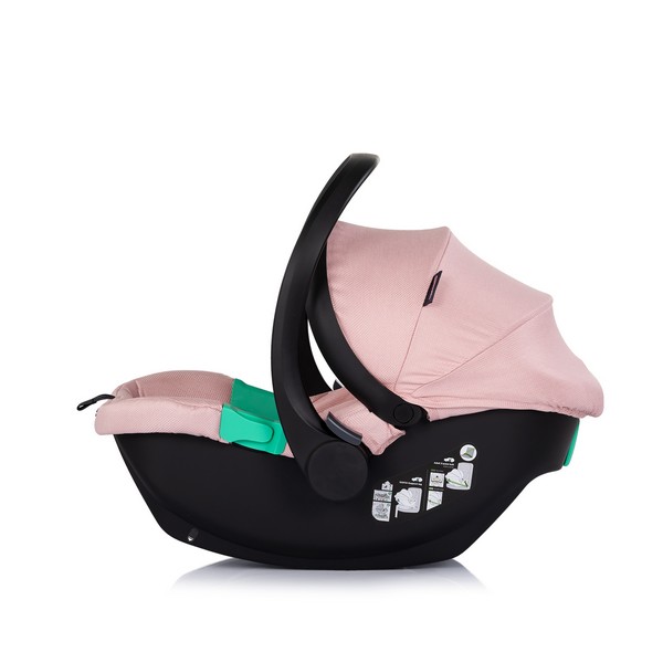 Продукт Chipolin - Детска количка 3 в1"Аурора"розова пудра - 0 - BG Hlapeta