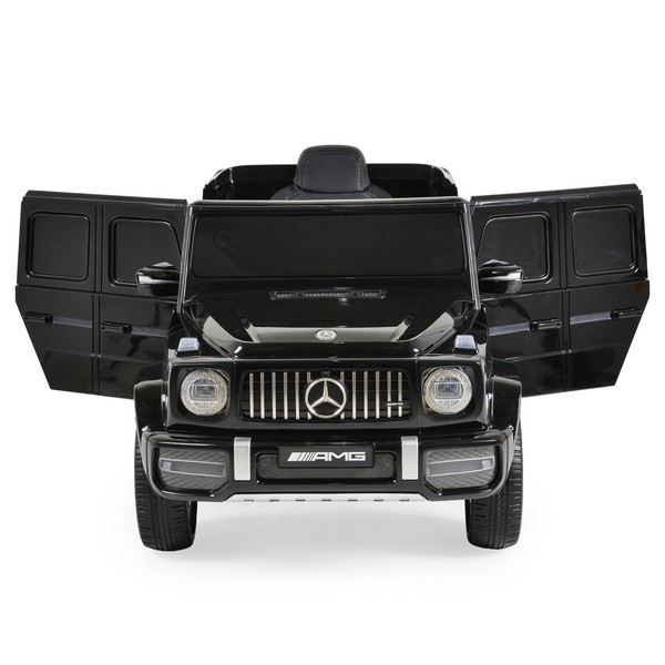Продукт Акумулаторен джип Mercedes-AMG G63 12V, с меки гуми и кожена седалка - 0 - BG Hlapeta