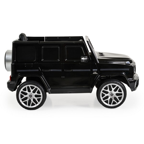 Продукт Акумулаторен джип Mercedes-AMG G63 12V, с меки гуми и кожена седалка - 0 - BG Hlapeta