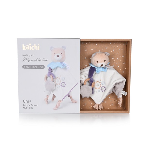 Продукт Chipolino - Бебешка мека играчка за гушкане Мече беж - 0 - BG Hlapeta