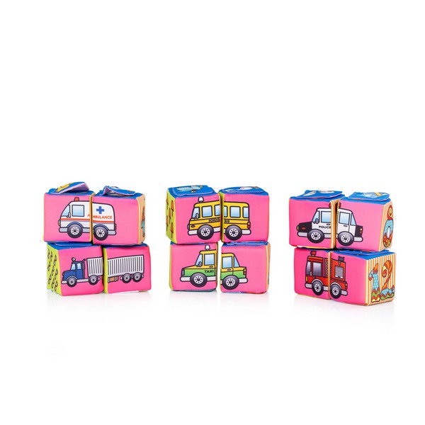 Продукт Chipolino - Комплект меки кубчета за игра 12 броя - 0 - BG Hlapeta