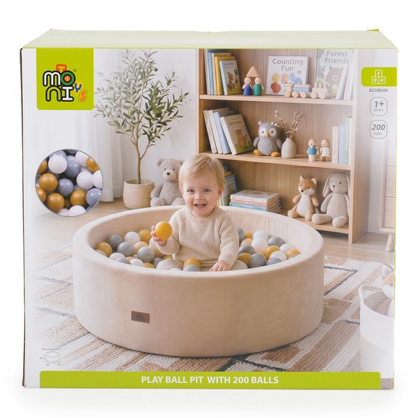 Продукт Moni Toys New - Басейн мек, с 200 топки - 0 - BG Hlapeta