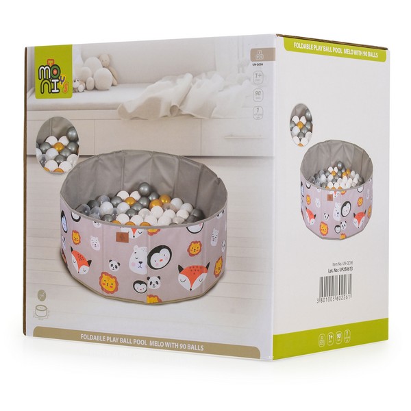 Продукт Moni toys Melo - Сгъваем басейн с 90бр. топки - 0 - BG Hlapeta