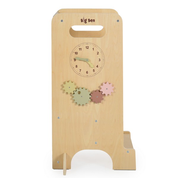 Продукт Moni toys Big Ben - Дървена обучителна кула 4 в 1 - 0 - BG Hlapeta