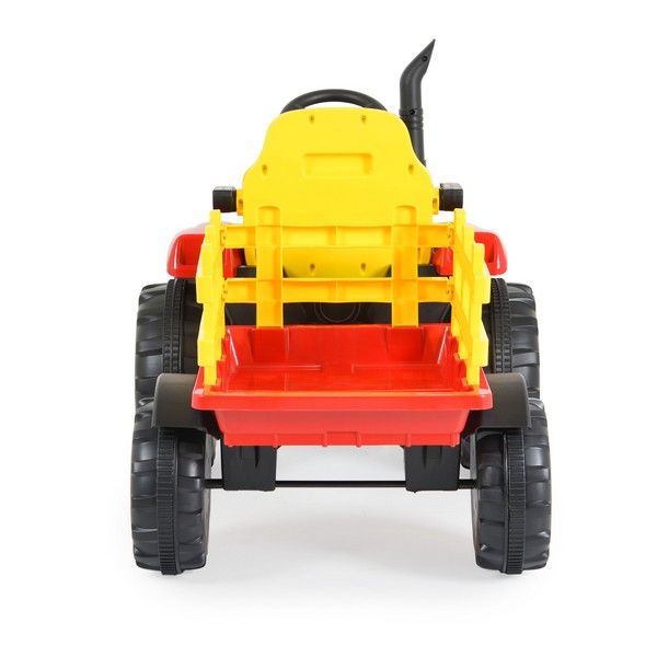 Продукт Акумулаторен трактор с ремарке Rancher 12V с музика и светлини - 0 - BG Hlapeta