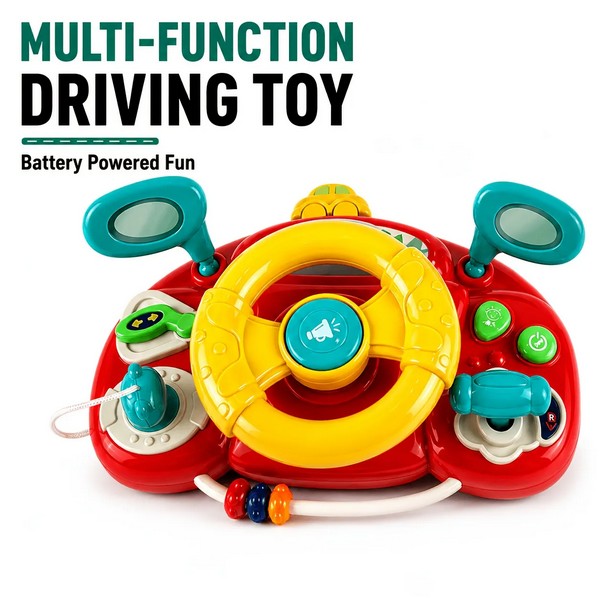 Продукт TEANTOYS Driving Toy - Интерактивен детски волан със светлини и звуци - 0 - BG Hlapeta