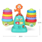 Продукт TEANTOYS - Интерактивна музикална везна с цветни рингове и маймунка - 3 - BG Hlapeta