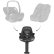 KikkaBoo Platinum - i-Class 360°, i-Size, IsoFix - База за столчета за кола