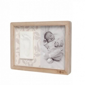 Petit ARTichaut - Дървена рамка за бебешки отпечатък и снимка