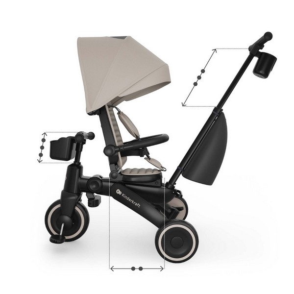 Продукт KinderKraft JAZZ 3 - Сгъваема триколка - 0 - BG Hlapeta