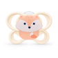 Продукт NUK Perfect Match AIR - биберон залъгалка, силикон, 0-2 мес., 2 бр. Лисица/Мече - 1 - BG Hlapeta