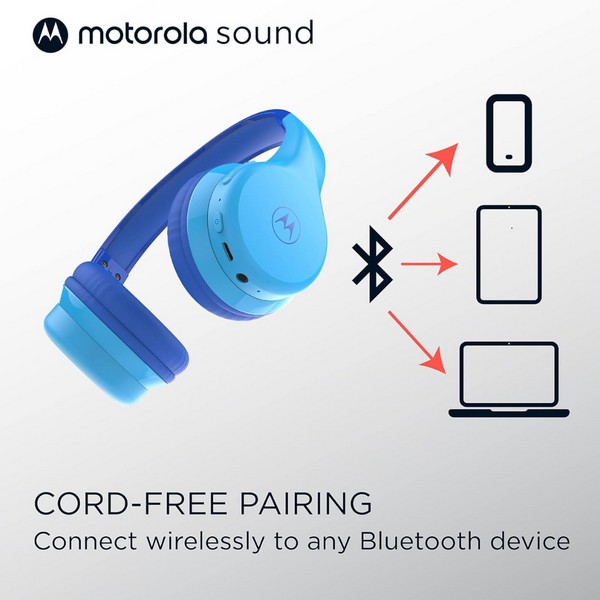 Продукт Motorola MOTO JR300 - Безжични детски слушалки - 0 - BG Hlapeta