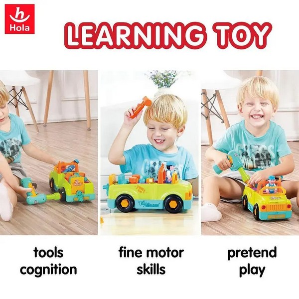 Продукт TEANTOYS - Камион с инструменти за малки механици 25 части - 0 - BG Hlapeta