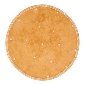 Little Dutch Pure Ochre Dot - Килим, Кръг 110 см.