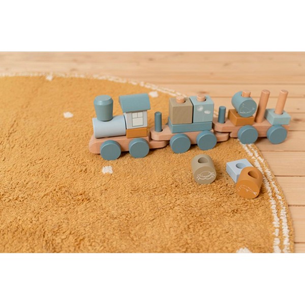 Продукт Little Dutch Pure Ochre Dot - Килим, Кръг 110 см. - 0 - BG Hlapeta