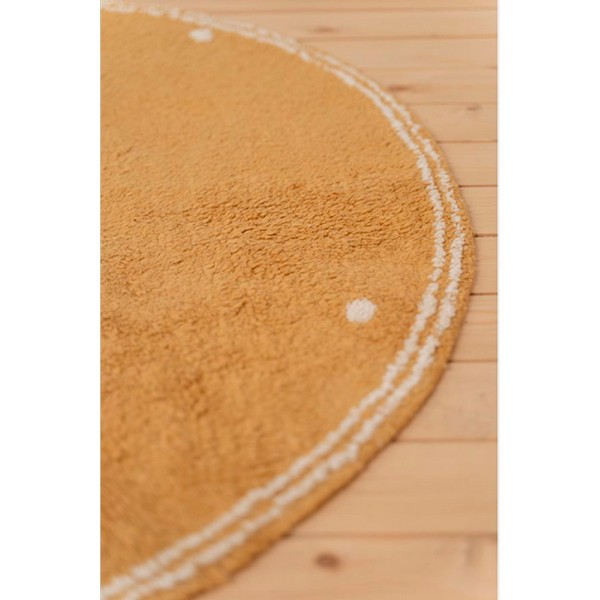 Продукт Little Dutch Pure Ochre Dot - Килим, Кръг 110 см. - 0 - BG Hlapeta