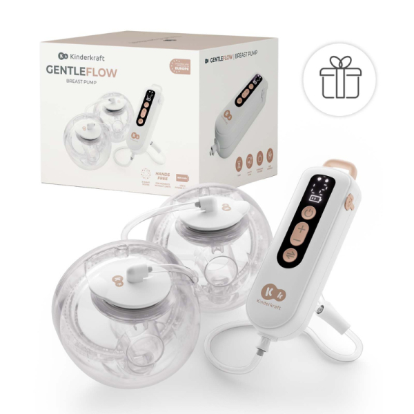 Продукт Kinderkraft GENTLEFLOW - Двойна електрическа помпа за кърма с таймер - 0 - BG Hlapeta