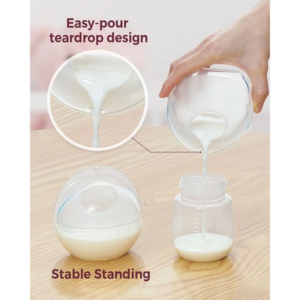 Продукт Momcozy - Колектор за кърма за многократна употреба 90 мл., 2 броя - 0 - BG Hlapeta