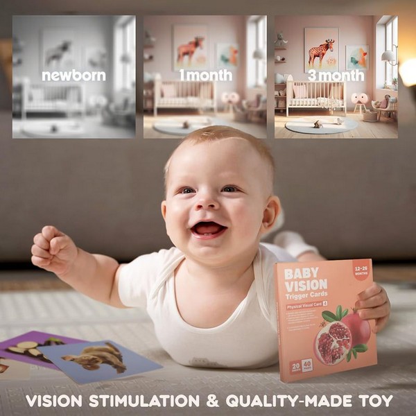 Продукт RTOYS - Комплект бебешки карти за визуална стимулация, 0-3 г. - 0 - BG Hlapeta