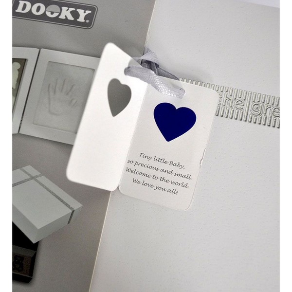 Продукт Dooky - Комплект кутия за бебешки съкровища и отпечатък за бебе за ръчичка или краче с рамка за снимка - 0 - BG Hlapeta
