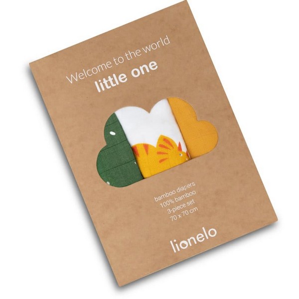 Продукт Lionelo Bamboo Set - Комплект бамбукови пелени, 3 броя - 0 - BG Hlapeta