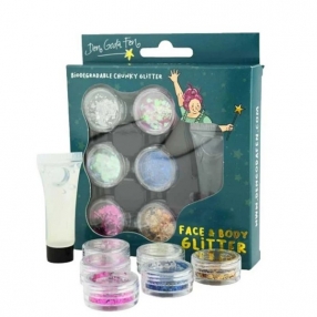 Robe Toy - Комплект от биоразградим брокат и гел за лесно нанасяне върху лице и тяло