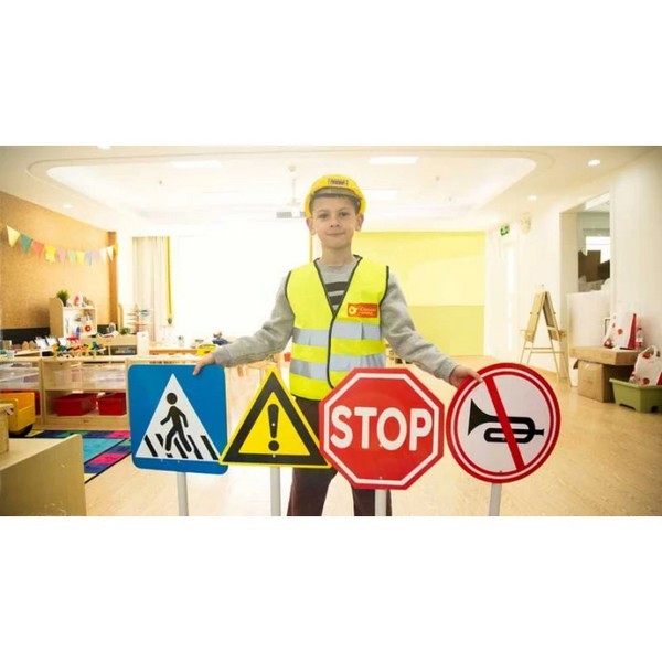 Продукт GUGA - Комплект от пътни знаци - 7 броя - 0 - BG Hlapeta