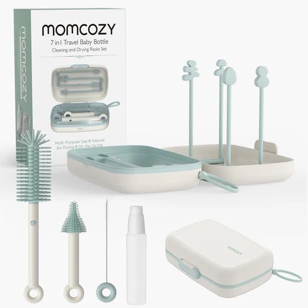 Продукт Momcozy - Комплект силиконови четки за шишета 7в1 - 0 - BG Hlapeta