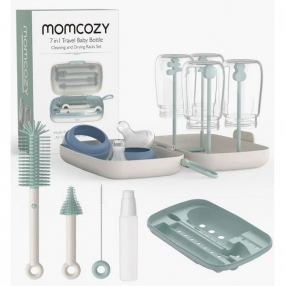 Momcozy - Комплект силиконови четки за шишета 7в1