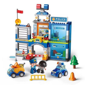 TEANTOYS FEEL Big Building Blocks Полицейско управление - Конструктор ( 175 части )