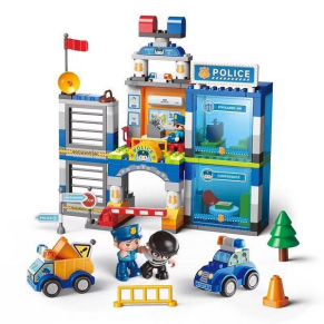 TEANTOYS FEEL Big Building Blocks Полицейско управление - Конструктор ( 175 части )