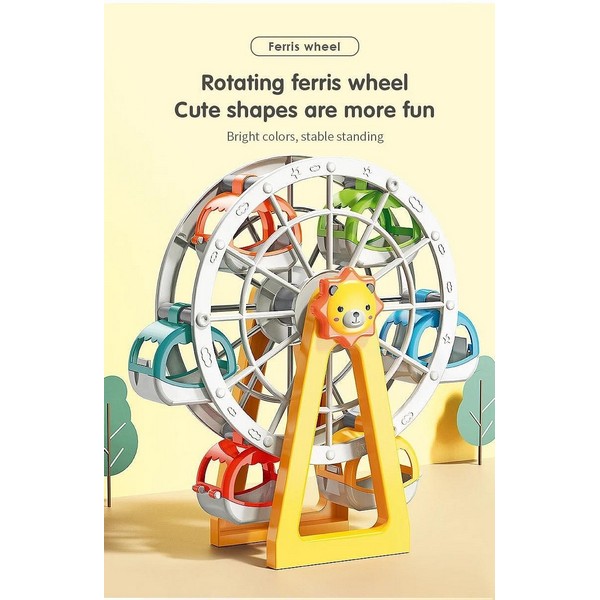 Продукт TEANTOYS FEEL Big Building Blocks – Конструктор Виенско колело (194 части) - 0 - BG Hlapeta