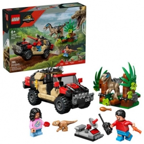 LEGO Jurassic World Офроуд бягство на раптор - Конструктор, 285 части