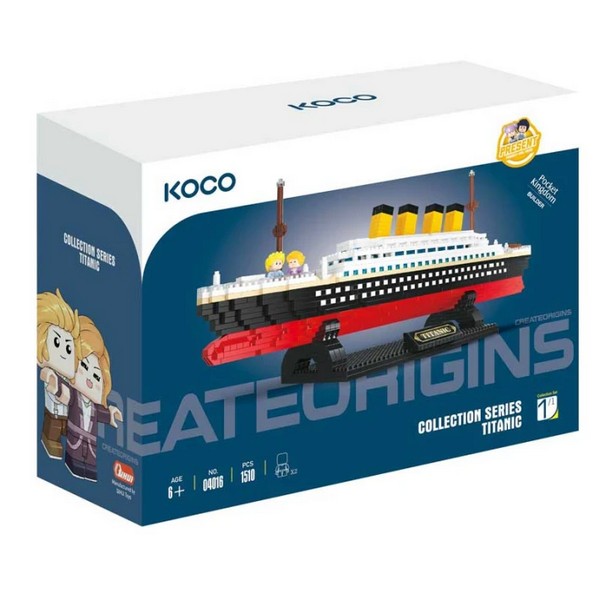 Продукт Koco Bricks Модел на Титаник - конструктор 1510 части - 0 - BG Hlapeta