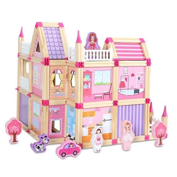 Продукт Конструктор за Принцески Къщи – 298 части - 0 - BG Hlapeta