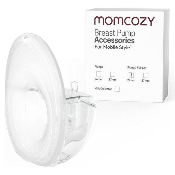 Momcozy Mobile Style M6 - Комплект колектор за кърма с 24 мм фуния за помпа