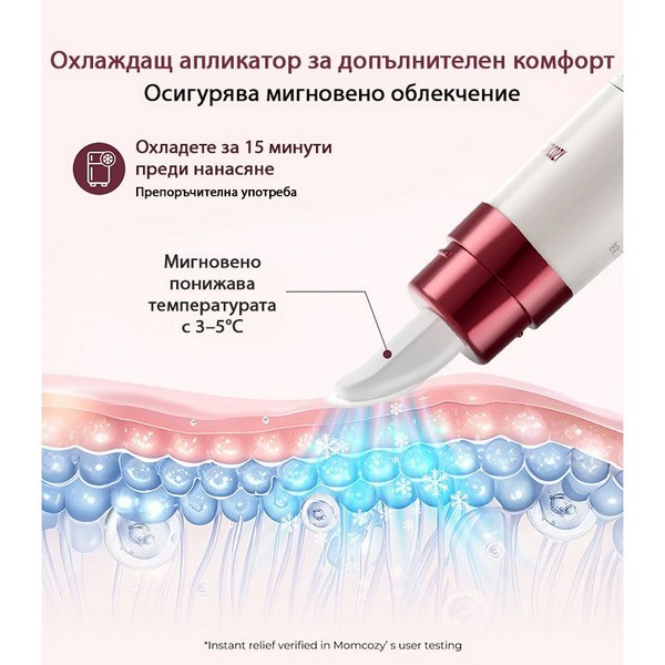 Продукт Momcozy ComfortNip - Охлаждащ крем за зърна, 50 гр. - 0 - BG Hlapeta