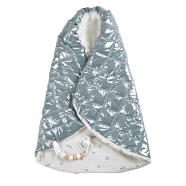 Продукт Arias Бория - Кукла-бебе с блестящо сиво одеялце и биберон, 38 см. - 0 - BG Hlapeta