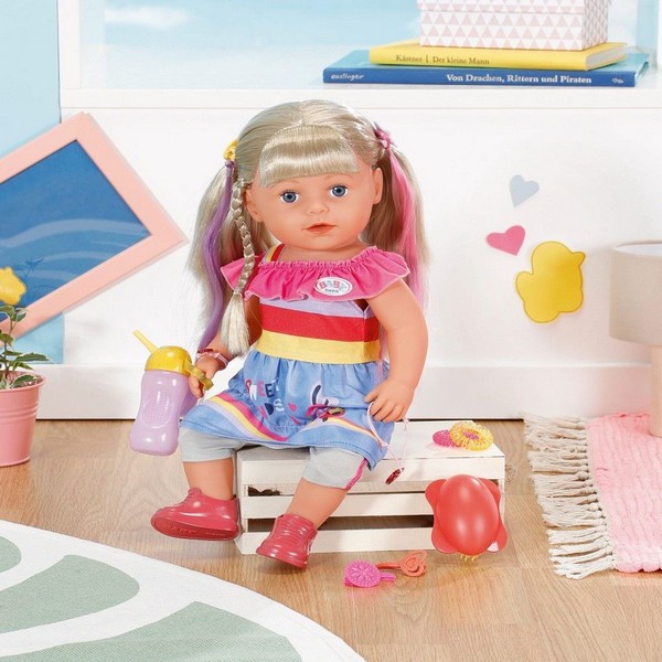 Продукт Baby Born - Интерактивна кукла с дълга коса и аксесоари, 43см - 0 - BG Hlapeta