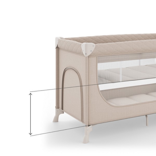 Продукт Kinderkraft LEODY UP - Сгъваема бебешка кошара - 0 - BG Hlapeta