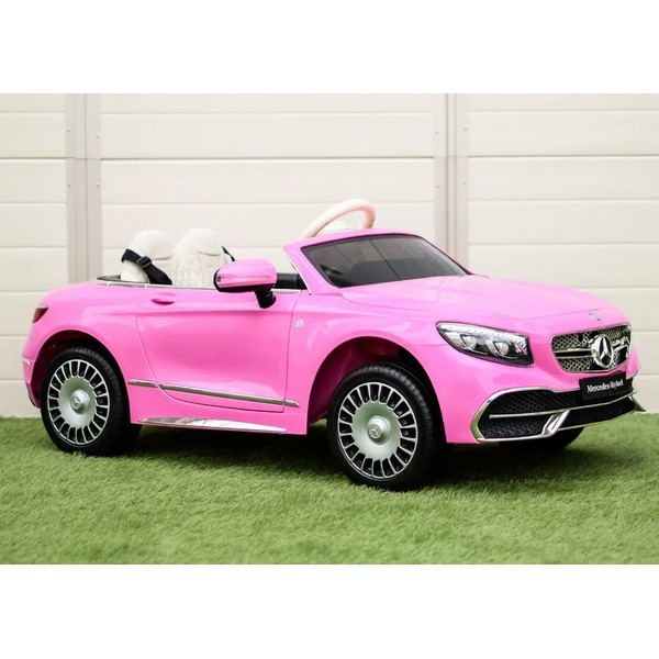 Продукт Акумулаторна кола Licensed Mercedes Maybach S650 CABRIOLET 12V с меки гуми и кожена седалка - 0 - BG Hlapeta