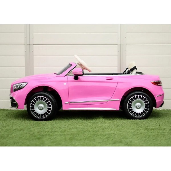 Продукт Акумулаторна кола Licensed Mercedes Maybach S650 CABRIOLET 12V с меки гуми и кожена седалка - 0 - BG Hlapeta