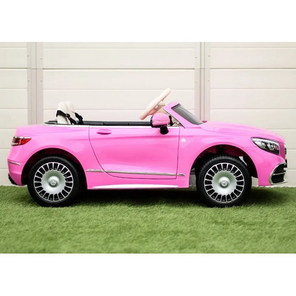 Продукт Акумулаторна кола Licensed Mercedes Maybach S650 CABRIOLET 12V с меки гуми и кожена седалка - 0 - BG Hlapeta