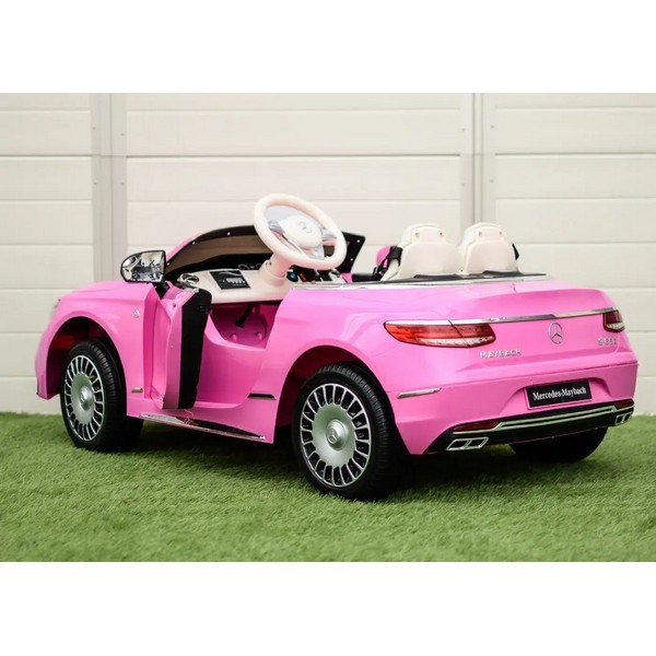 Продукт Акумулаторна кола Licensed Mercedes Maybach S650 CABRIOLET 12V с меки гуми и кожена седалка - 0 - BG Hlapeta