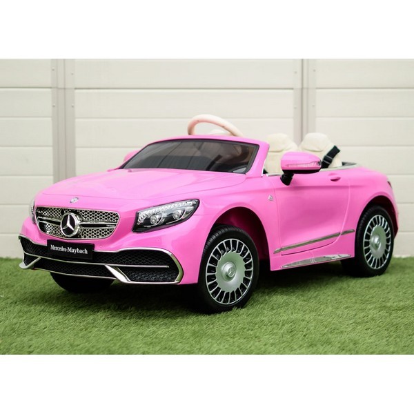 Продукт Акумулаторна кола Licensed Mercedes Maybach S650 CABRIOLET 12V с меки гуми и кожена седалка - 0 - BG Hlapeta