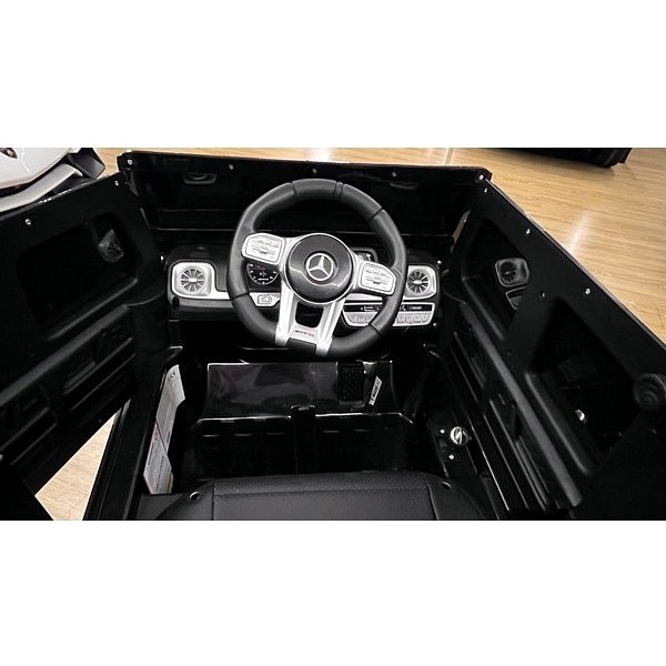 Продукт Акумулаторен джип Mercedes-AMG G63 12V, с меки гуми и кожена седалка - 0 - BG Hlapeta