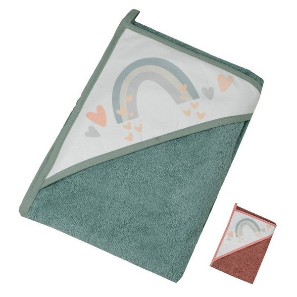Продукт Tega Baby Meteo - Бебешка хавлия с качулка, 100x100 см - 0 - BG Hlapeta