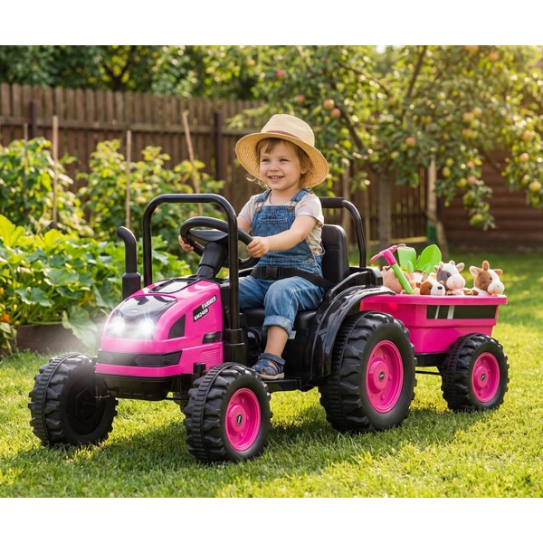 Продукт Milly Mally Farmer - Детски акумулаторен трактор с ремарке - 0 - BG Hlapeta